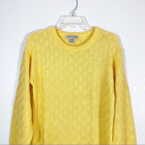 Vintage Latidudes Knit Sweat Midi Dress Small - Picture 3 of 6